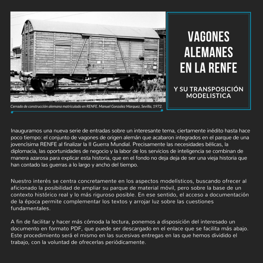 ANUNCIO vagones alemanes